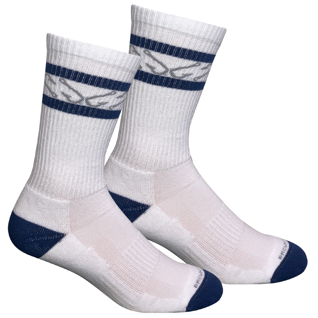 Hooked Sport Ribbed Crew Socks