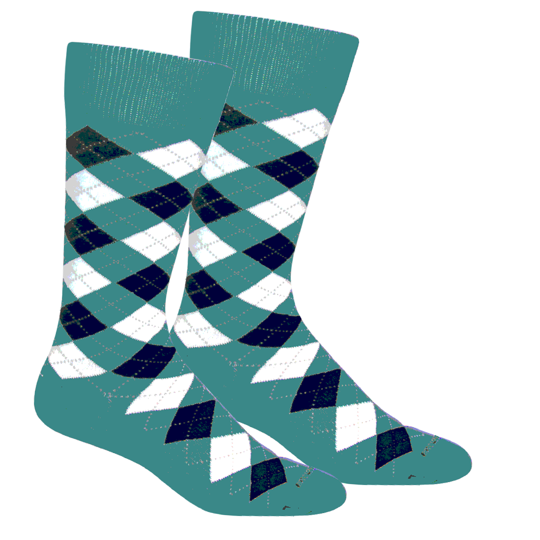 Argyle Crew Socks