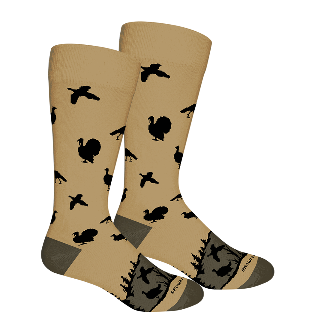 Wild Turkey Crew Socks