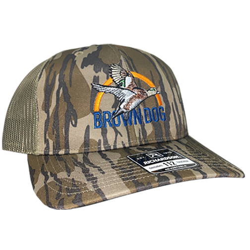 Richardson 112 Bottomland Camo Trucker Hat with Wigeon