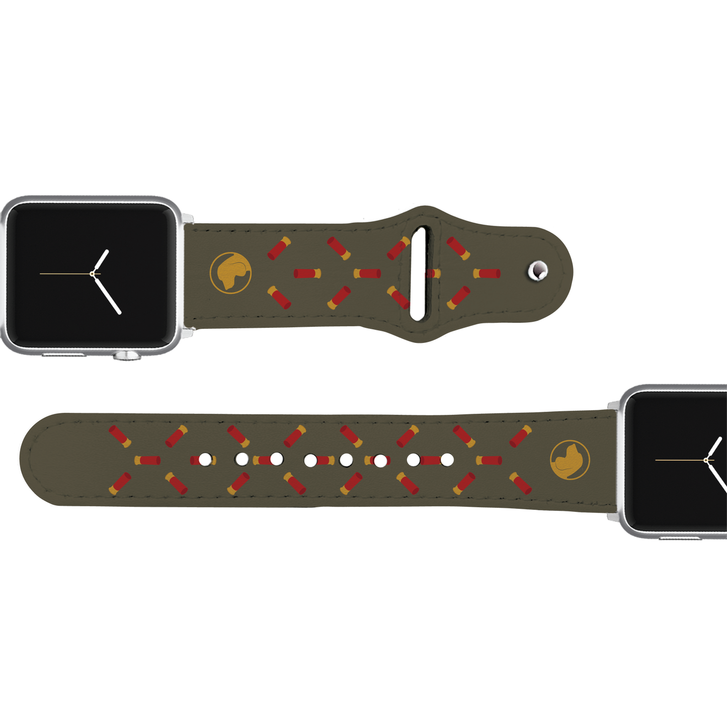 High Brass Sage Leather (Apple) Watch Band