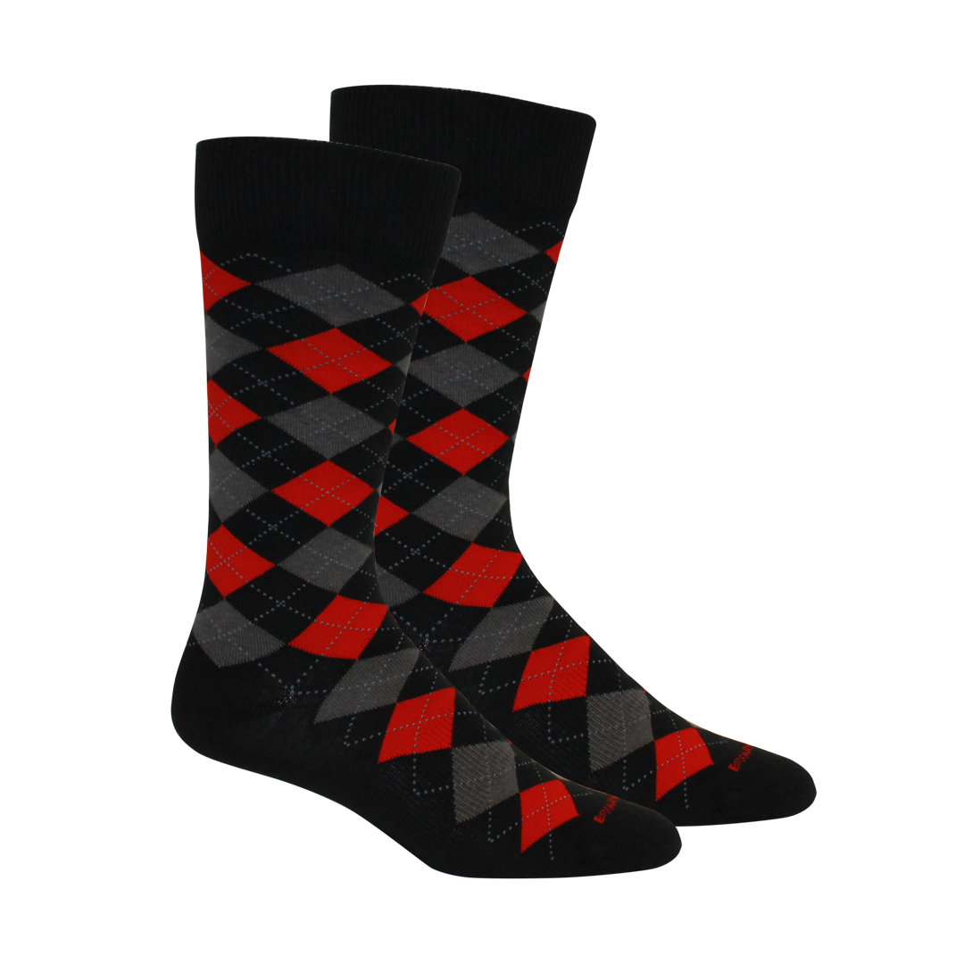 Argyle Crew Socks