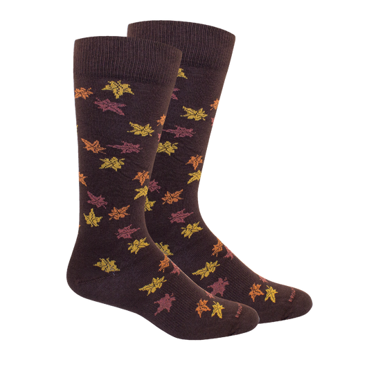 Autumn Leaves Crew Socks