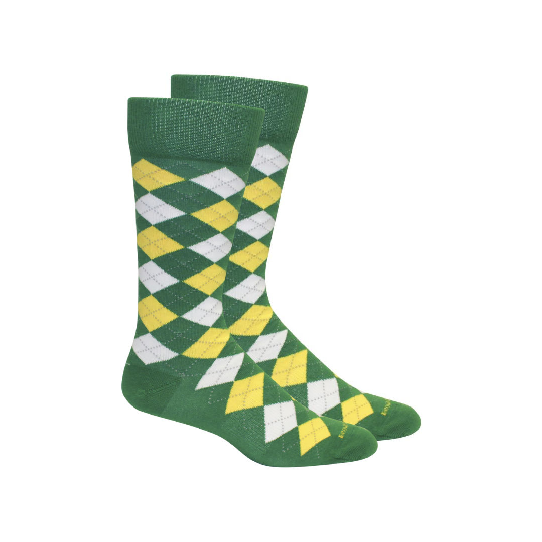 Argyle Crew Socks