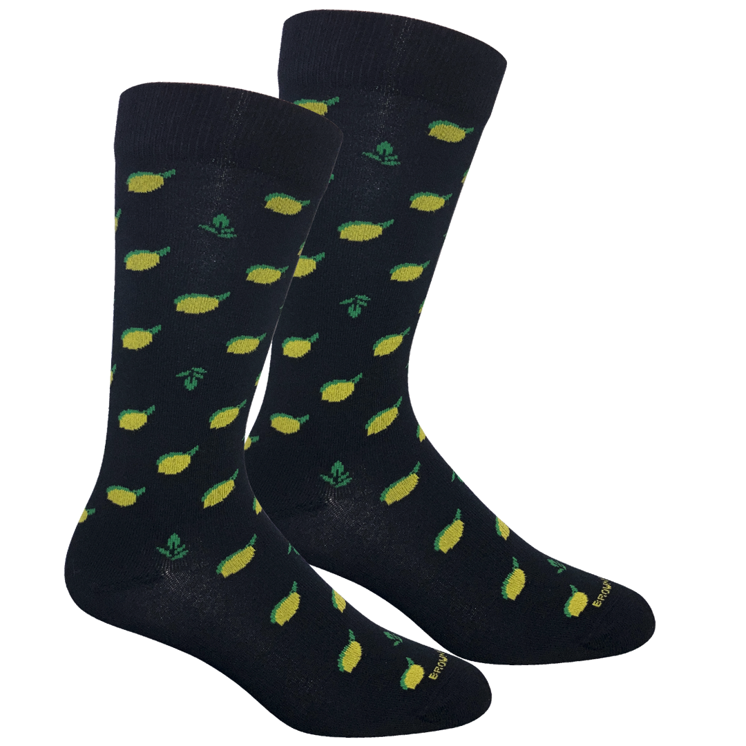 Lemons Crew Socks