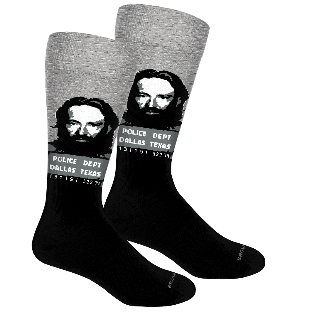 Nelson Mug Shot Crew Socks