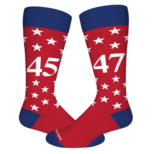 Mr. President 45-47 Crew Socks
