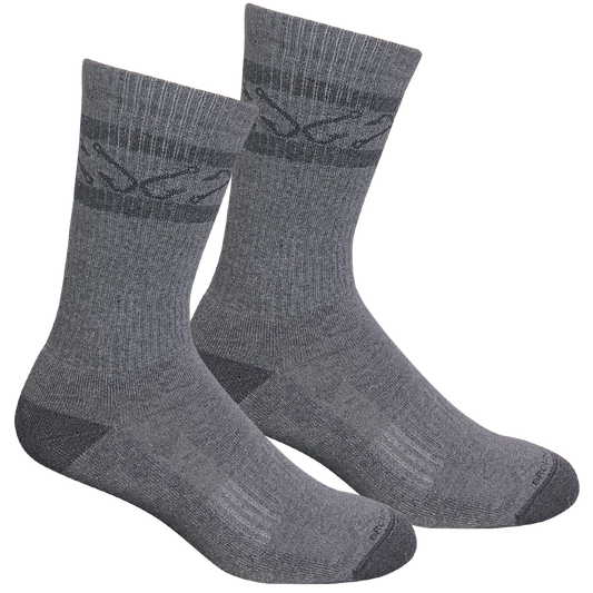 Hooked Sport Ribbed Crew Socks