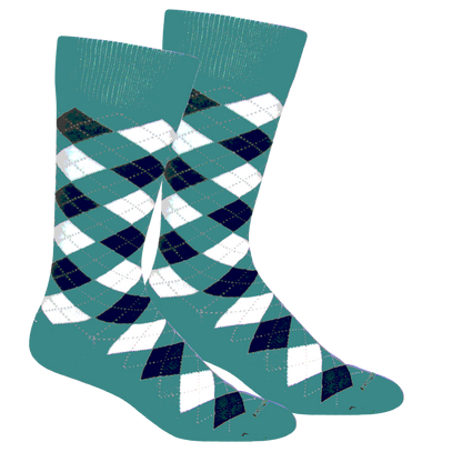 Argyle Crew Socks