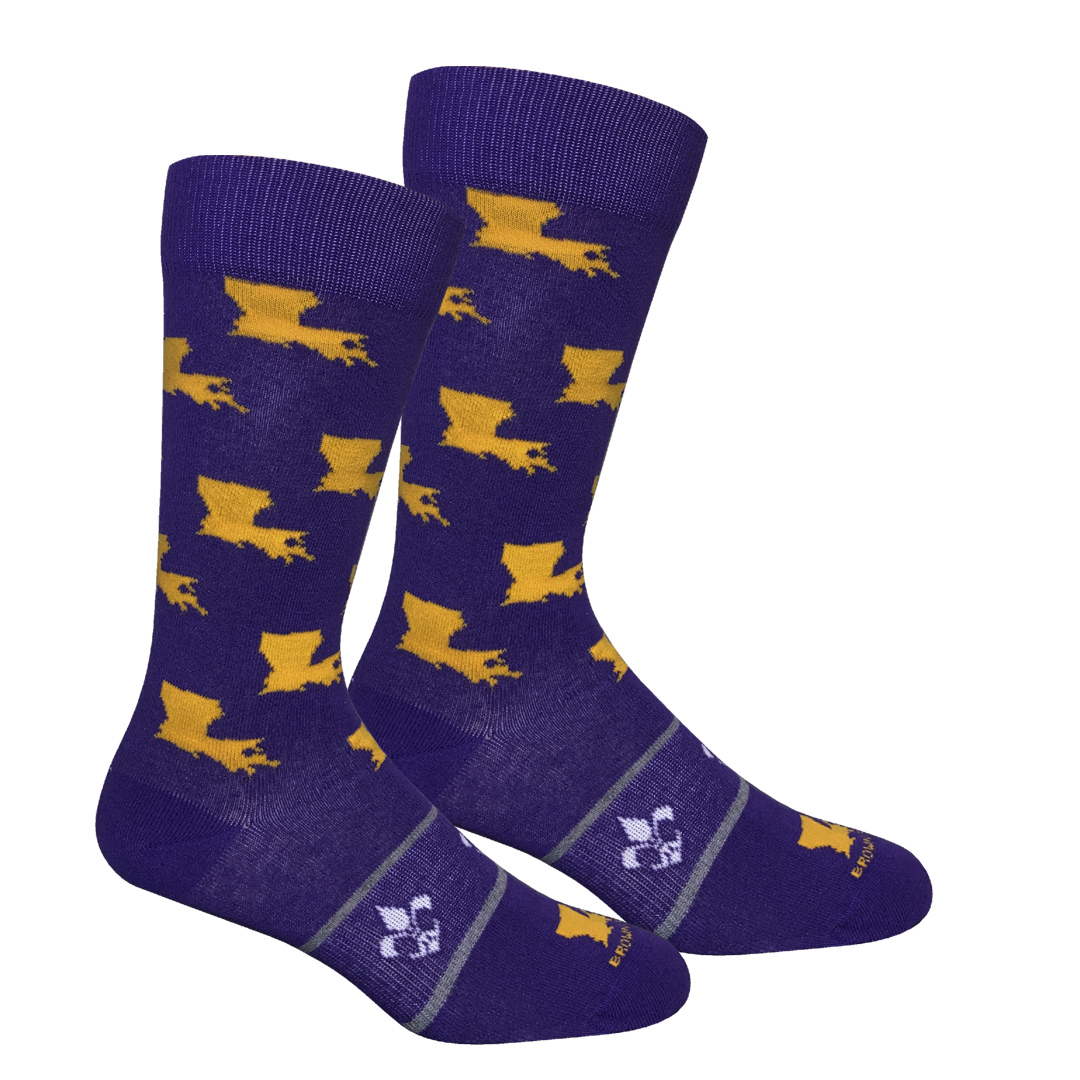Louisiana State Crew Socks