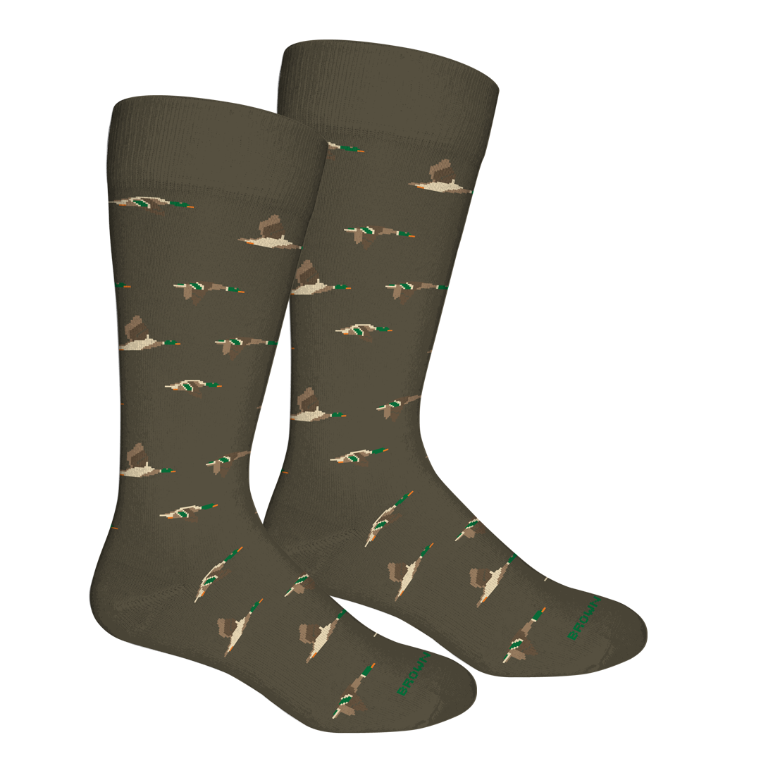Mallard Crew Socks Sage Mallard Crew Socks Sage