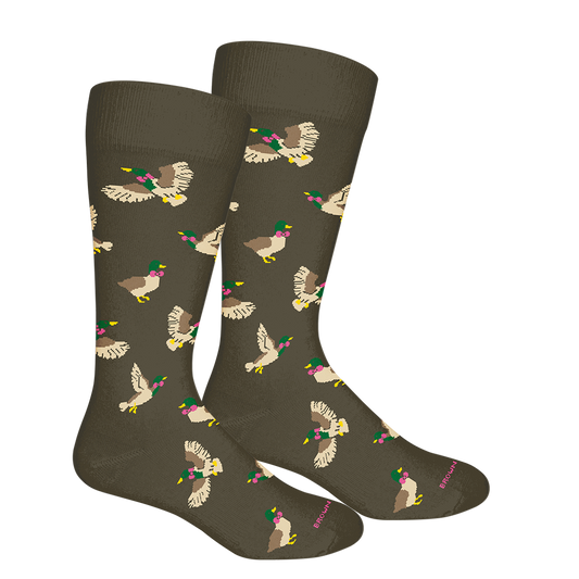 Preppy Duck Crew Socks