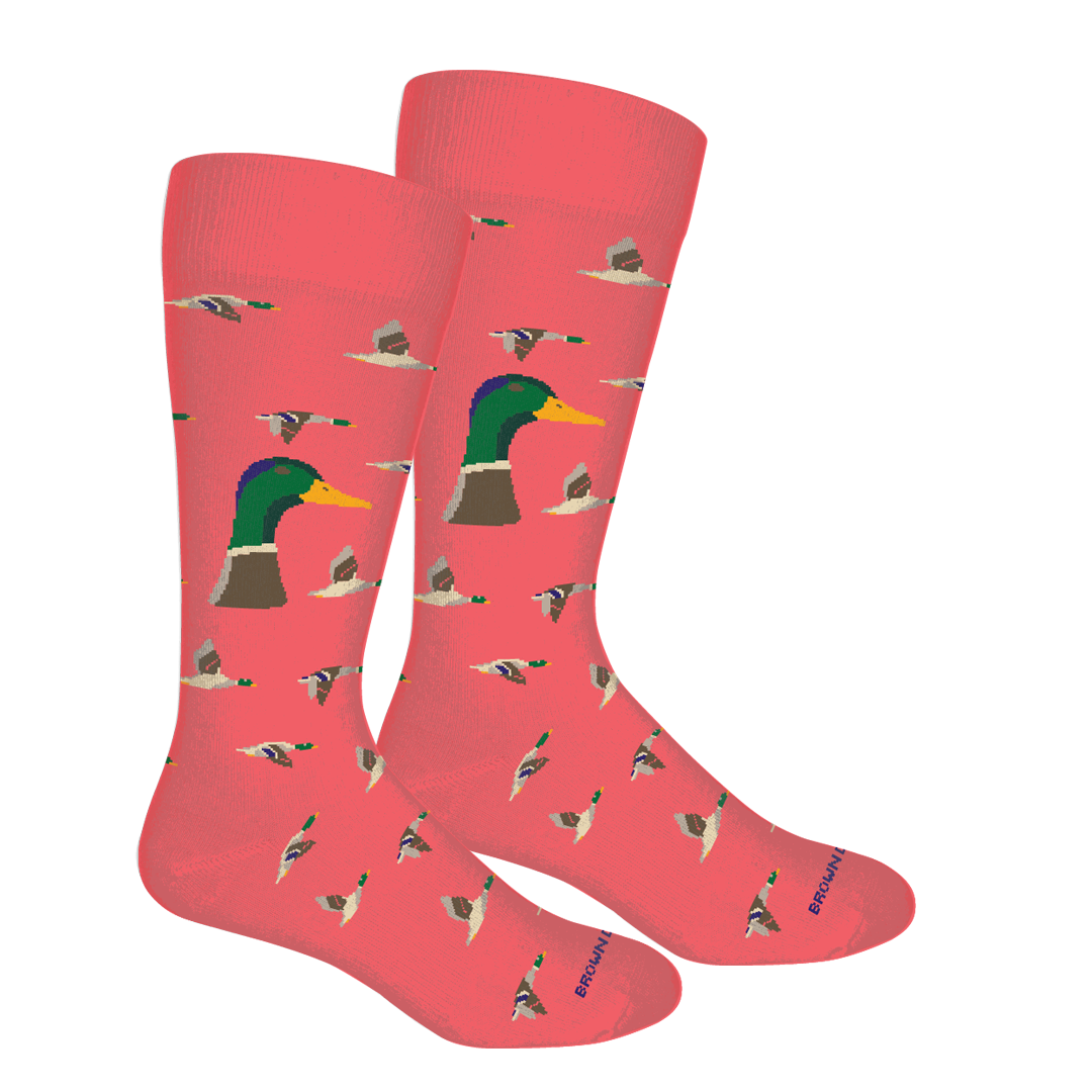 Mallard Head Crew Socks