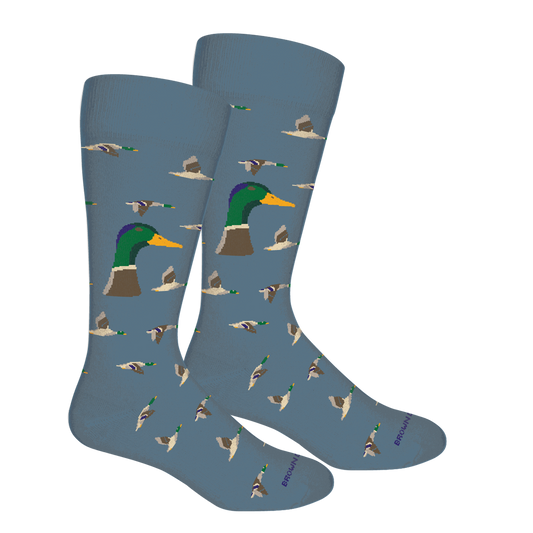 Mallard Head Crew Socks