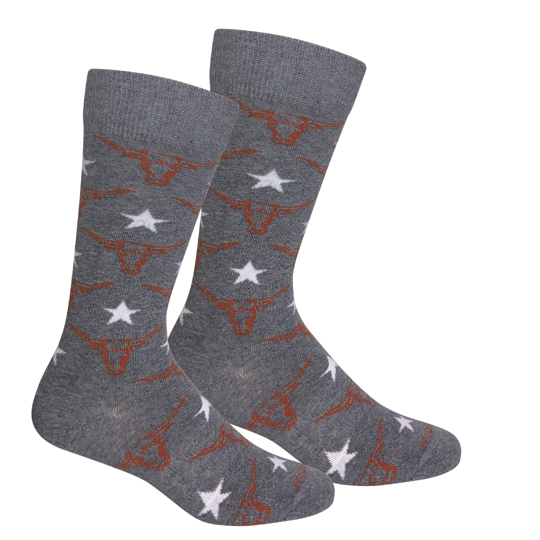 Longhorn Crew Socks