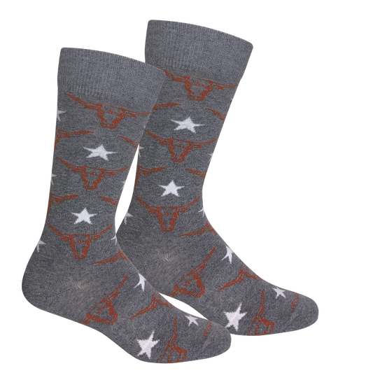 Longhorn Crew Socks