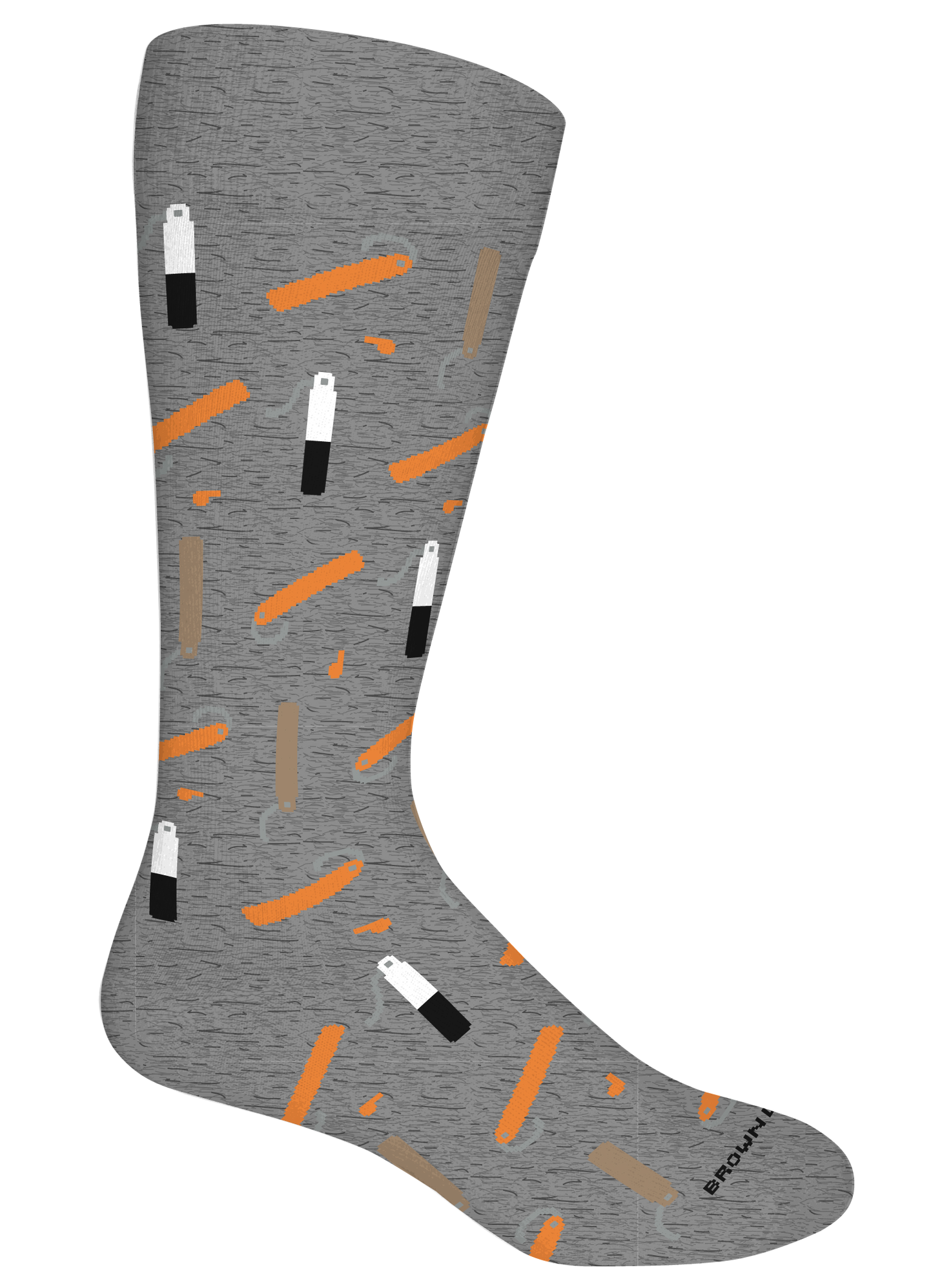 Bumpers Patterned Crew Socks