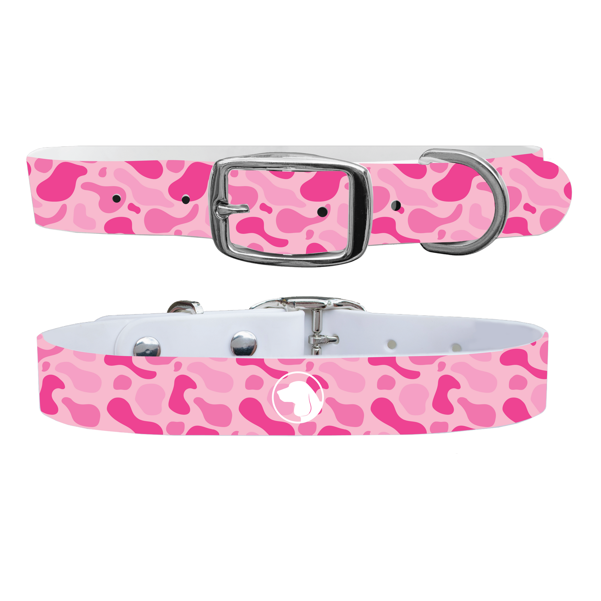 Old School Camo PINK Dog Collar